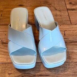 Jeffrey Campbell Light Blue Y2K platform sandals 9